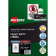 Picture of AVERY 959063 L7063 HEAVY DUTY LASER LABELS 14UP WHITE PACK 25