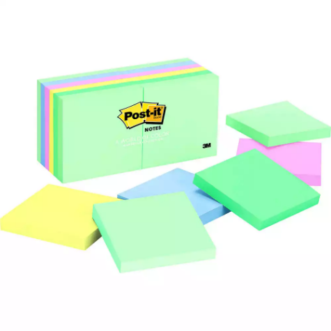 Picture of POST-IT 654-24APVAD NOTES 76 X 76MM MARSEILLE PACK 24