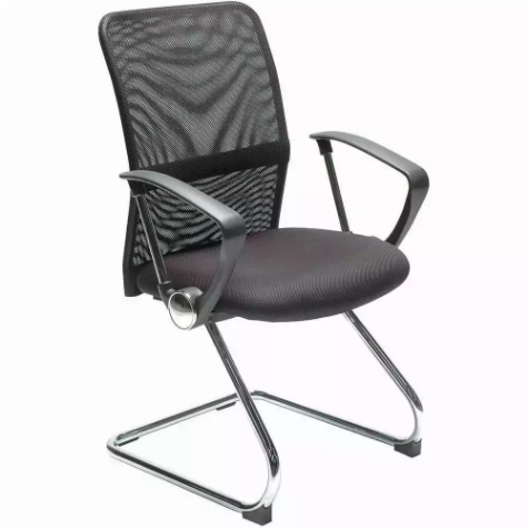 Picture of SYLEX STAT VISITOR CHAIR MEDIUM MESH BACK ARMS BLACK