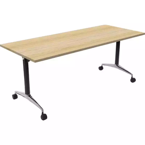 Picture of RAPIDLINE TYPHOON FLIP TOP TABLE 1800 X 750 X 750MM NATURAL OAK