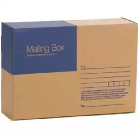 Picture of CUMBERLAND MAILING BOX PRINTED ADDRESS FIELDS 310 X 225 X 102MM BROWN