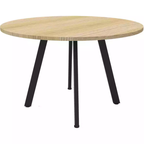 Picture of RAPIDLINE ETERNITY ROUND TABLE 1200MM NATURAL OAK / BLACK