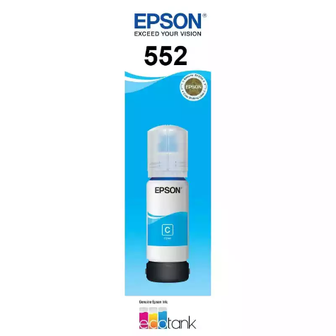 Picture of EPSON T552 ECOTANK INK BOTTLE CYAN