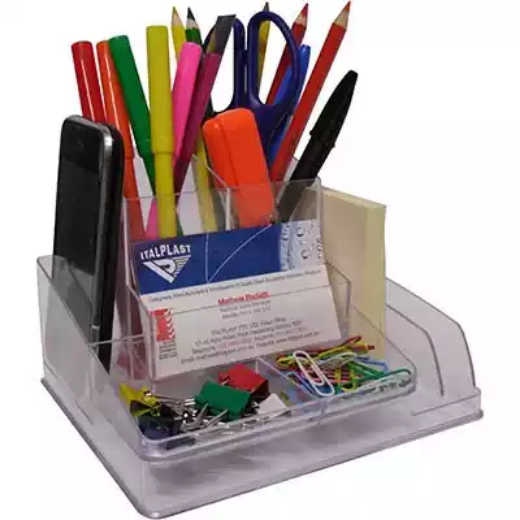 Picture of ITALPLAST DESK ORGANISER CLEAR