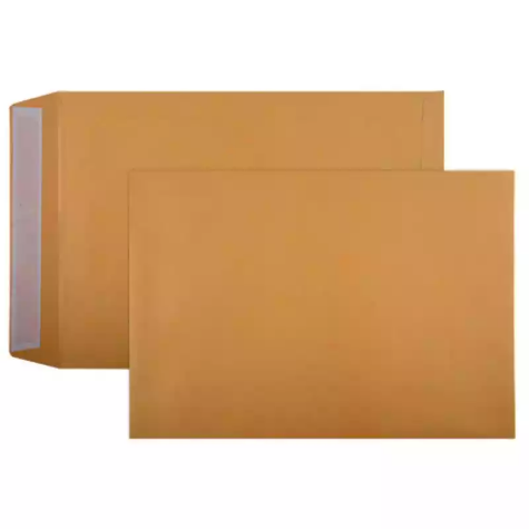 Picture of CUMBERLAND C4 ENVELOPES POCKET PLAINFACE STRIP SEAL 100GSM 324 X 229MM GOLD BOX 250