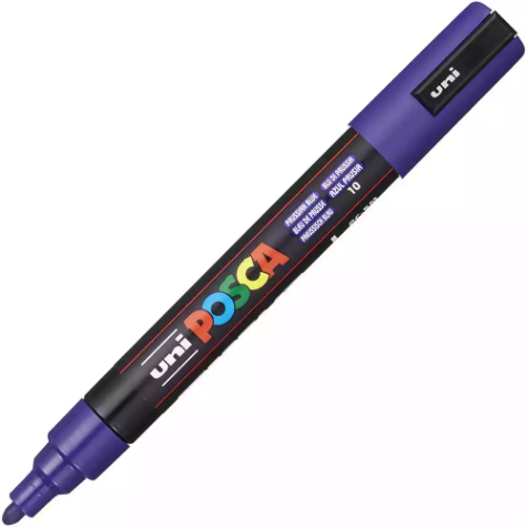 Picture of POSCA PC-5M PAINT MARKER BULLET MEDIUM 2.5MM PRUSSIAN BLUE