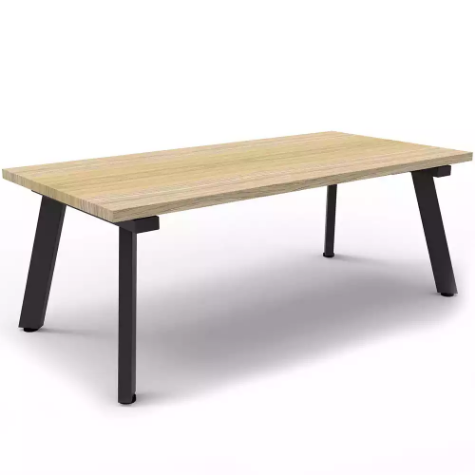 Picture of RAPIDLINE ETERNITY COFFEE TABLE 1200 X 600MM NATURAL OAK/BLACK