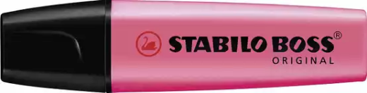 Picture of STABILO BOSS HIGHLIGHTER CHISEL PINK