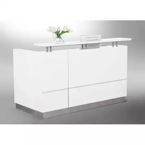 Picture of HUGO RECEPTION COUNTER 2200 X 950 X 1150MM WHITE