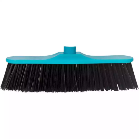 Picture of CLEANLINK STIFF BRISTLE BROOM HEAD 300MM BLUE/BLACK