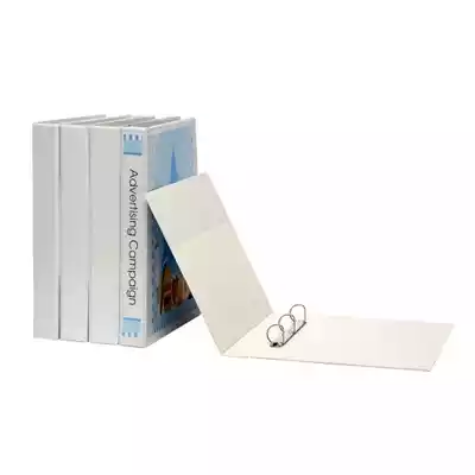 Picture of MARBIG INSERT RING BINDER PVC LANDSCAPE 3D 50MM A3 WHITE