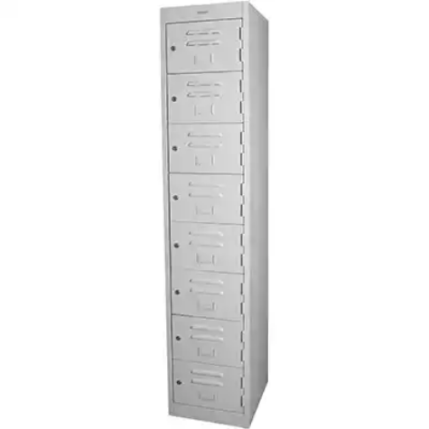 Picture of STEELCO PERSONNEL LOCKER 8 DOOR 380MM SILVER GREY