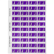 Picture of AVERY 44510 LATERAL FILE LABEL SIDE TAB COLOUR CODE J 25 X 42MM PURPLE PACK 240