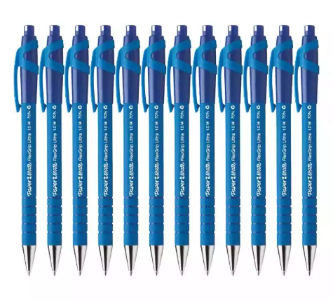 Picture of PAPERMATE FLEXGRIP ULTRA BALLPOINT PEN MEDIUM BLUE