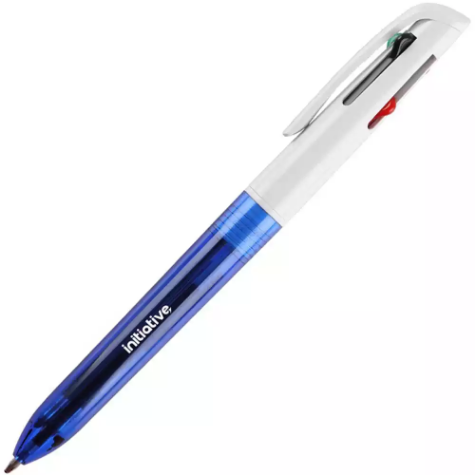 Picture of INITIATIVE 4-COLOUR RETRACTABLE BALLPOINT PEN 1.0MM