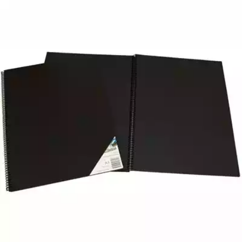 Picture of QUILL VISUAL ART DIARY 110GSM 90 PAGE A3 PP BLACK