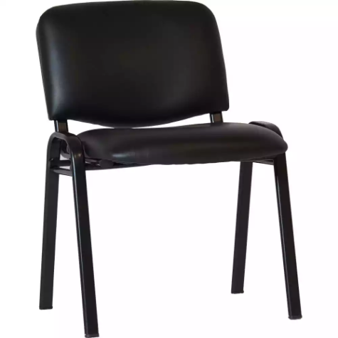 Picture of RAPIDLINE NOVA VISITOR CHAIR MEDIUM BACK BLACK PU