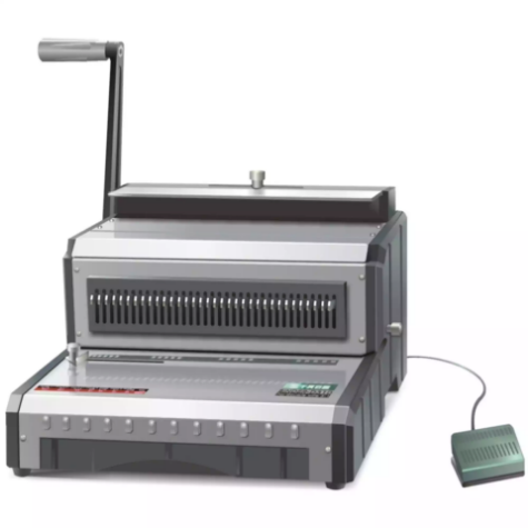 Picture of QUPA D310 ELECTRIC BINDING MACHINE WIRE COMB GREY