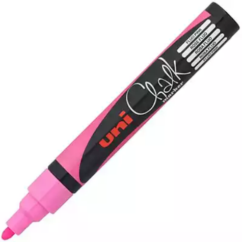 Picture of UNI-BALL CHALK MARKER BULLET TIP 2.5MM FLUORO PINK