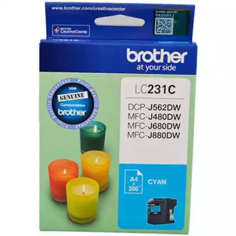 Picture of BROTHER LC231 INK CARTRIDGE CYAN