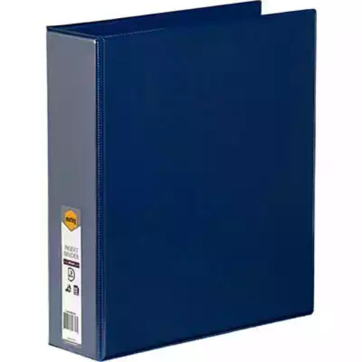 Picture of MARBIG CLEARVIEW INSERT RING BINDER 3D 50MM A4 BLUE