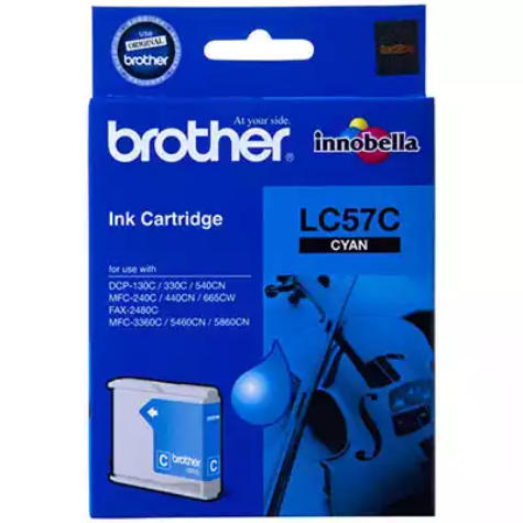 Picture of BROTHER LC57C INK CARTRIDGE CYAN