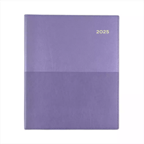 Picture of COLLINS VANESSA 325.V55 DIARY WEEK TO VIEW QUARTO PURPLE