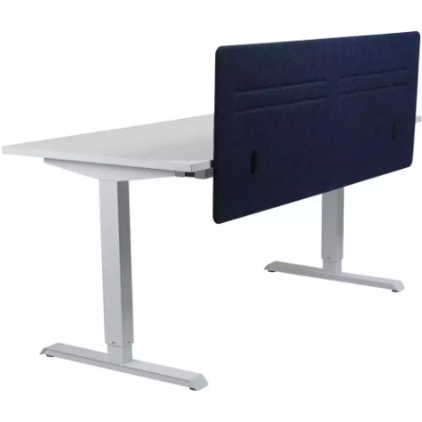 Picture of HEDJ FRONT PET DESK MOUNTED SCREEN 1400 X 500MM NAVY BLUE