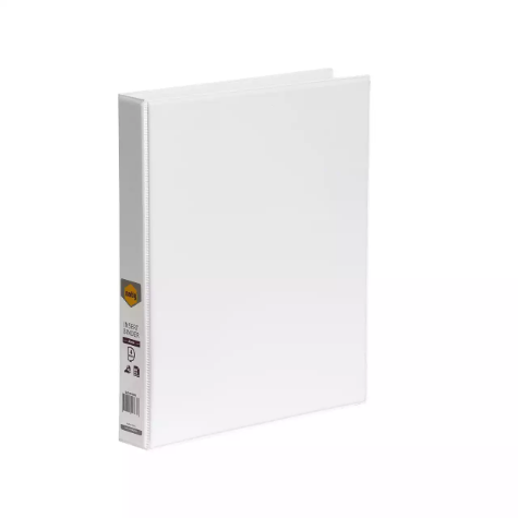 Picture of MARBIG CLEARVIEW INSERT RING BINDER 4D 25MM A4 WHITE