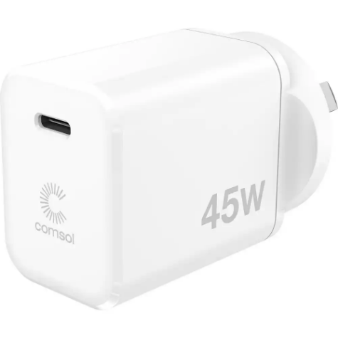 Picture of COMSOL USB-C WALL CHARGER 45W WHITE