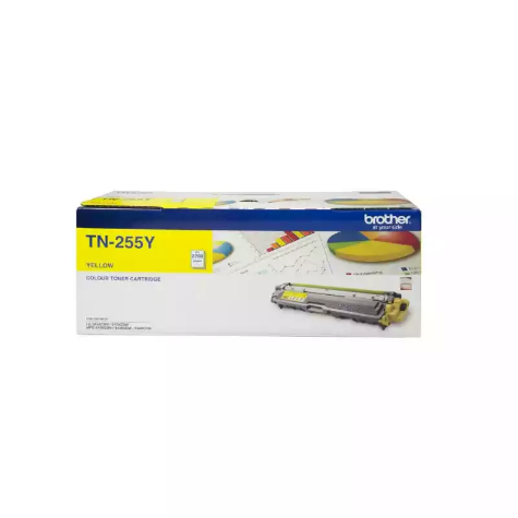 Picture of BROTHER TN255Y TONER CARTRIDGE YELLOW