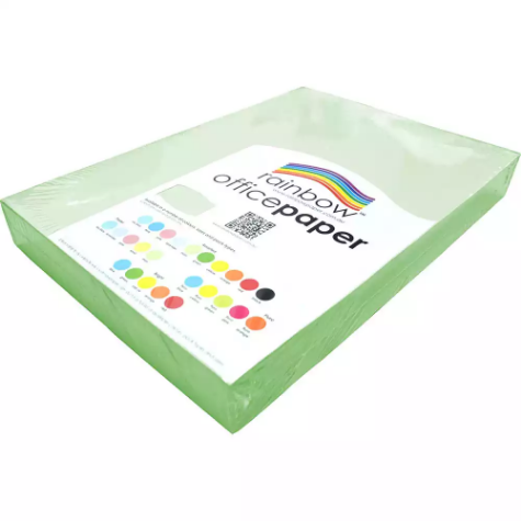 Picture of RAINBOW COLOURED A3 COPY PAPER 80GSM 500 SHEETS MINT