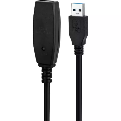 Picture of KLIK ACTIVE USB EXTENSION CABLE 3.0 A MALE TO A FEMALE 5M BLACK