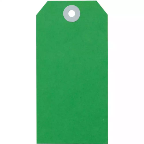 Picture of AVERY 15130 SHIPPING TAG SIZE 5 120 X 60MM GREEN BOX 1000