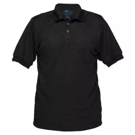 Picture of PRIME MOVER MP101 MICRO MESH POLO SHIRT SHORT SLEEVE BLACK 2XL