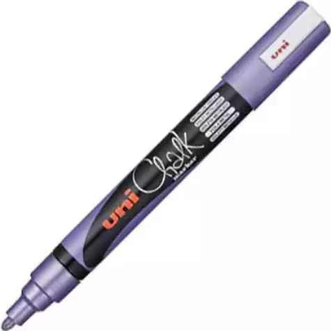 Picture of UNI-BALL CHALK MARKER BULLET TIP 2.5MM METALLIC VIOLET