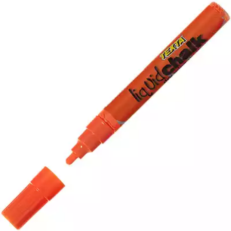 Picture of TEXTA LIQUID CHALK MARKER DRY WIPE BULLET 4.5MM ORANGE