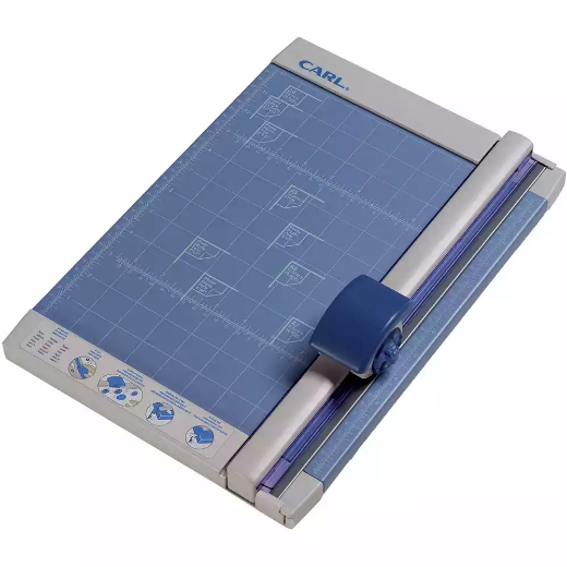 Picture of CARL RT200 ROTARY TRIMMER 10 SHEET A4 BLUE/SILVER