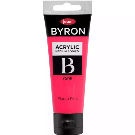 Picture of JASART BYRON ACRYLIC PAINT 75ML FLUORO PINK