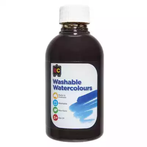 Picture of EDUCATIONAL COLOURS WASHABLE WATERCOLOUR PAINT 250ML BROWN