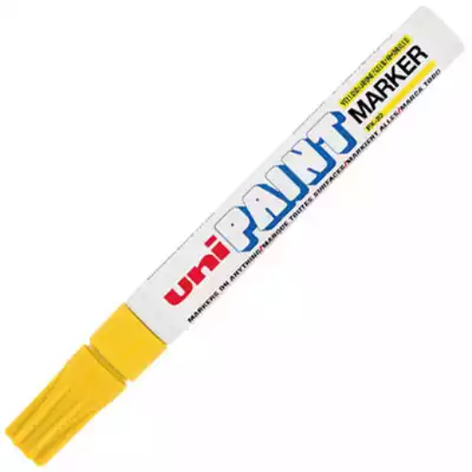 Picture of UNI-BALL PX-20 PAINT MARKER BULLET 2.8MM YELLOW