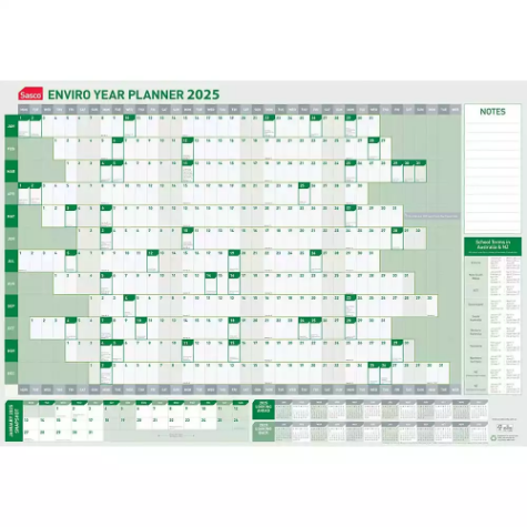 Picture of SASCO 86659 ENVIRO 870 X 610MM YEAR PLANNER