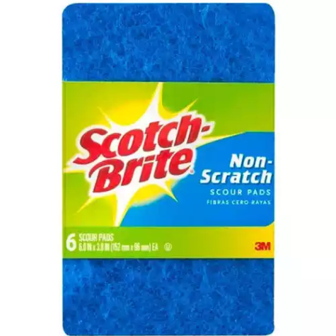 Picture of SCOTCH-BRITE NON-SCRATCH SCOURER PADS PACK 6