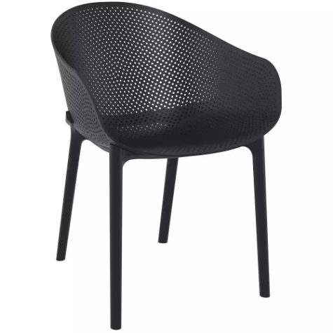 Picture of SIESTA SKY CHAIR 540 X 600 X 810MM BLACK