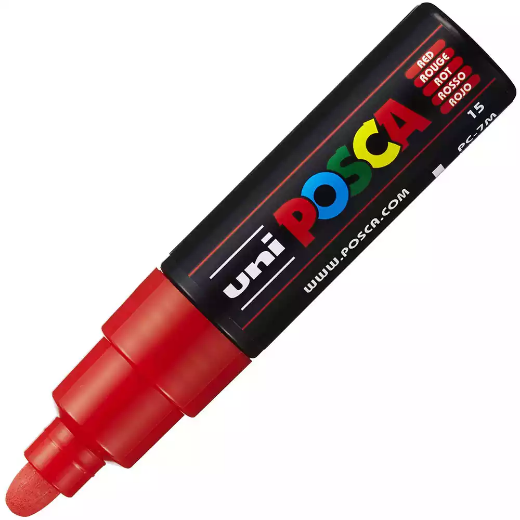 Picture of POSCA PC-7M PAINT MARKER BULLET BOLD 5.5MM RED