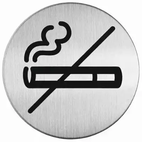 Picture of DURABLE PICTOGRAM SIGN NO SMOKING 83MM STAINLESS STEEL