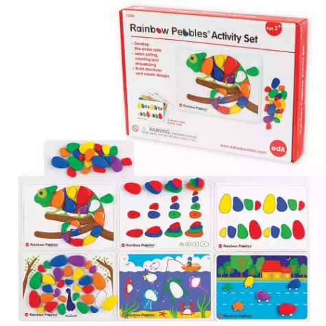 Picture of EDX RAINBOW PEBBLES ACTIVITY SET ASSORTED