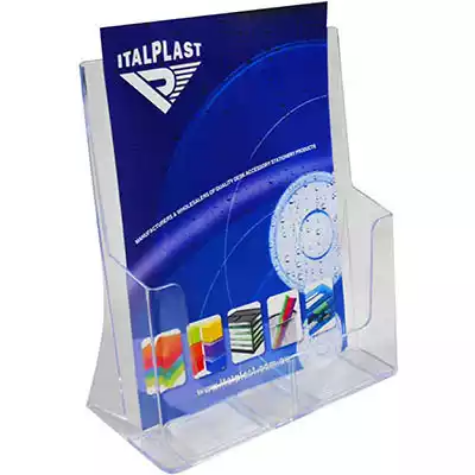 Picture of ITALPLAST BROCHURE HOLDER A4 CLEAR