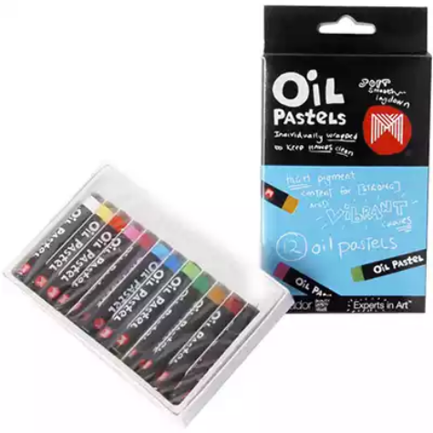 Picture of MICADOR COLOURFUN OIL PASTELS ASSORTED PACK 12