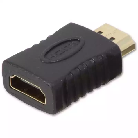 Picture of LINDY 41232 HDMI ADAPTER FEMALE TO MALE CEC-LESS BLACK